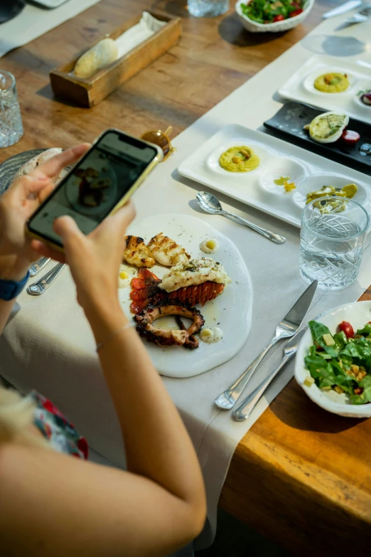 a table is full of food and is ready to be served