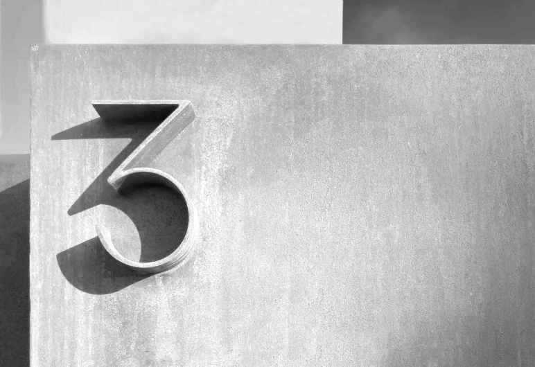 a cement block with the number seventy and one sign