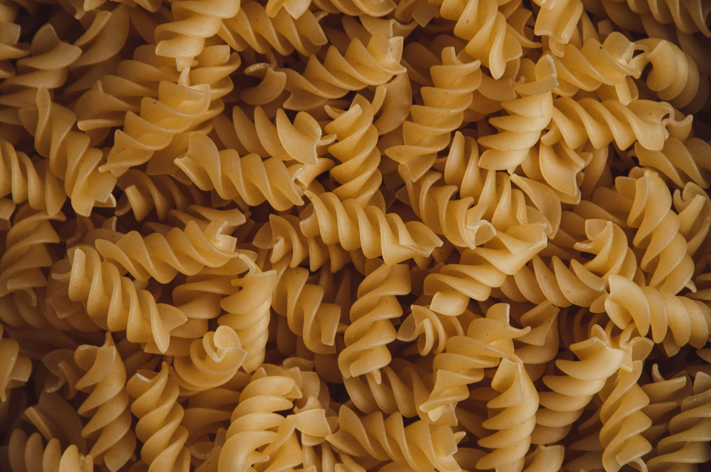 closeup view of large pile of cooked noodles