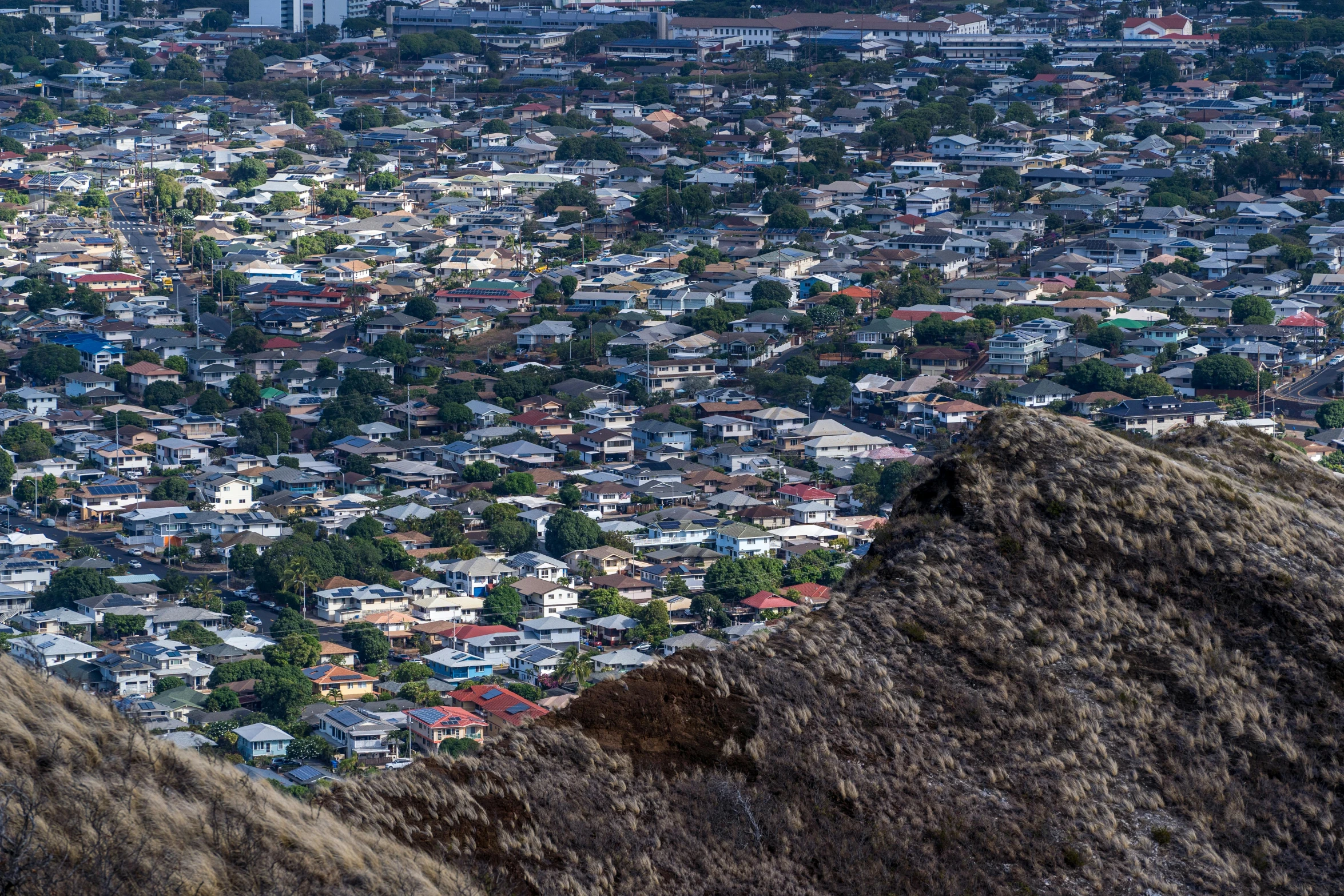 a man on a bike rides the hillside