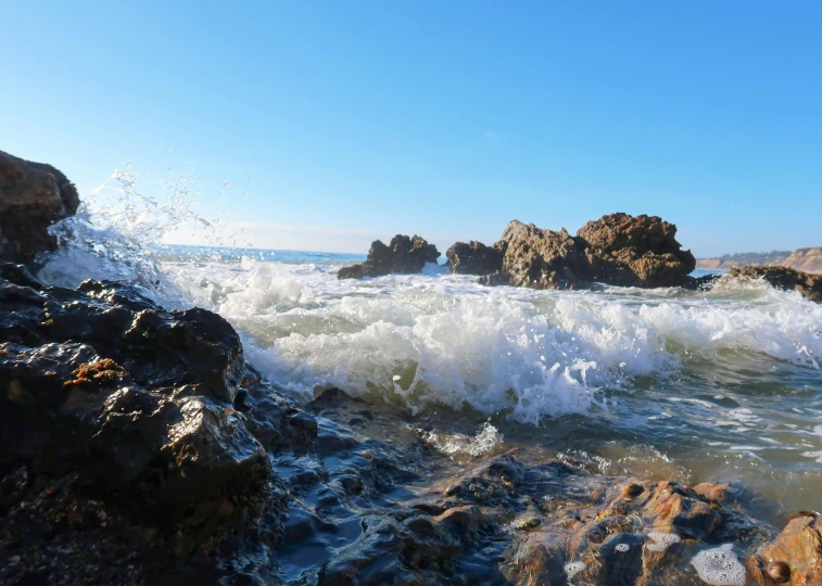 the rocks are made out of lava and water