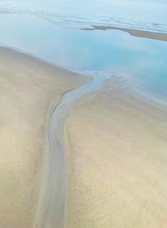 a view from a bird's eye view of the blue water