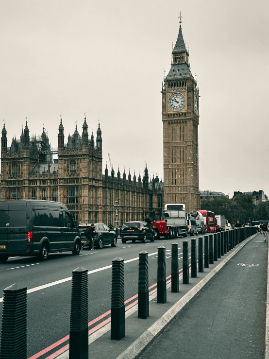 london bridge with big ben in the background