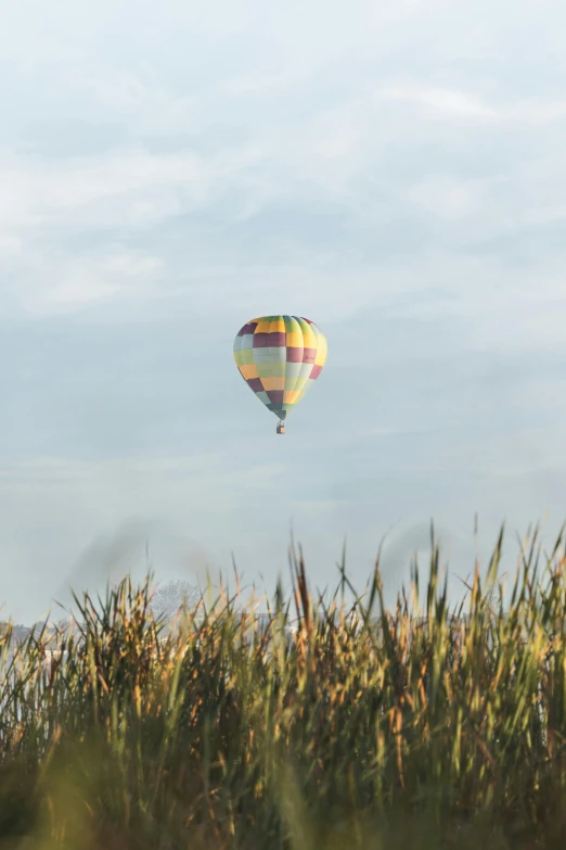 a large balloon that is flying in the air