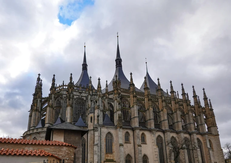 a large church in france that has some spires