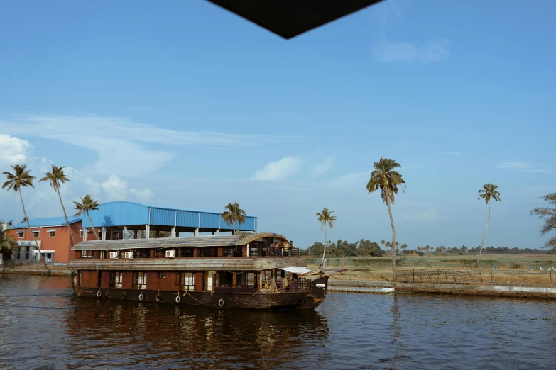 a very large boat that is floating in the water