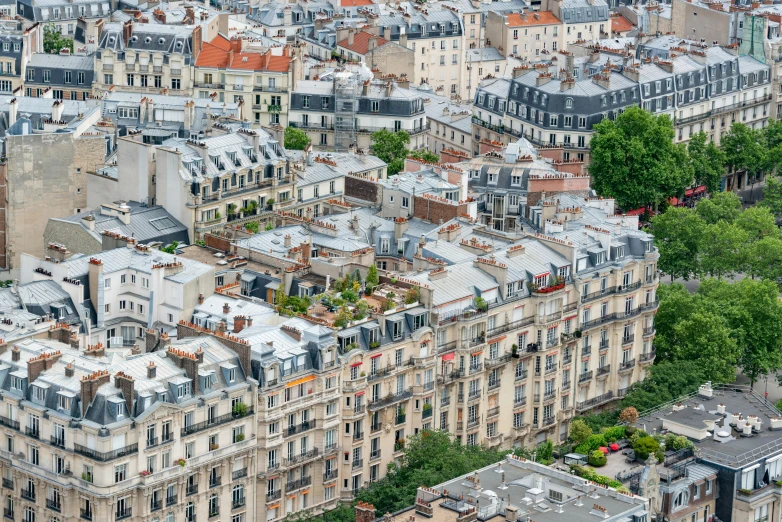 the cityscape is shown from above, including the tall buildings