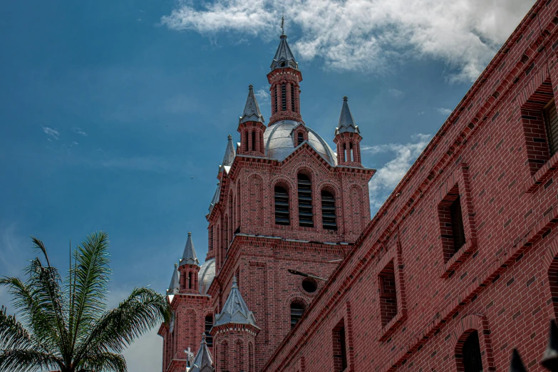 the clock tower is a prominent architectural building