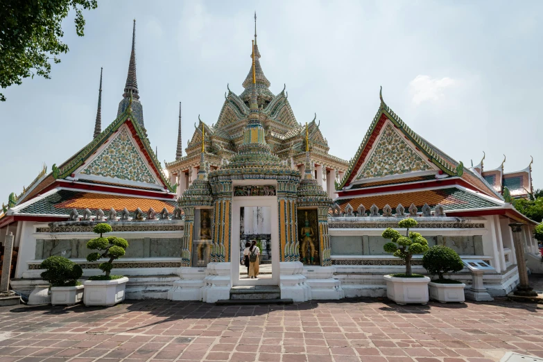 large ornately designed building in an asian city