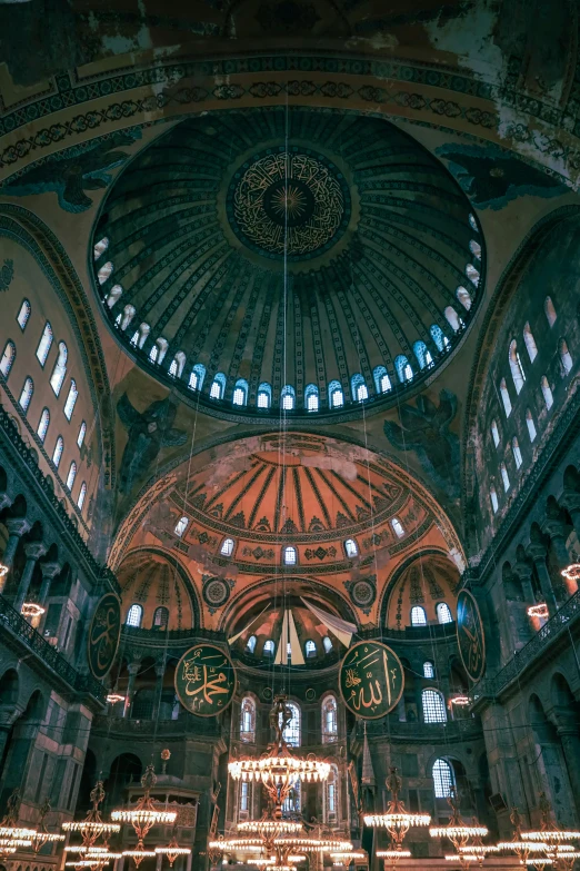 a large cathedral with lots of arches and clocks