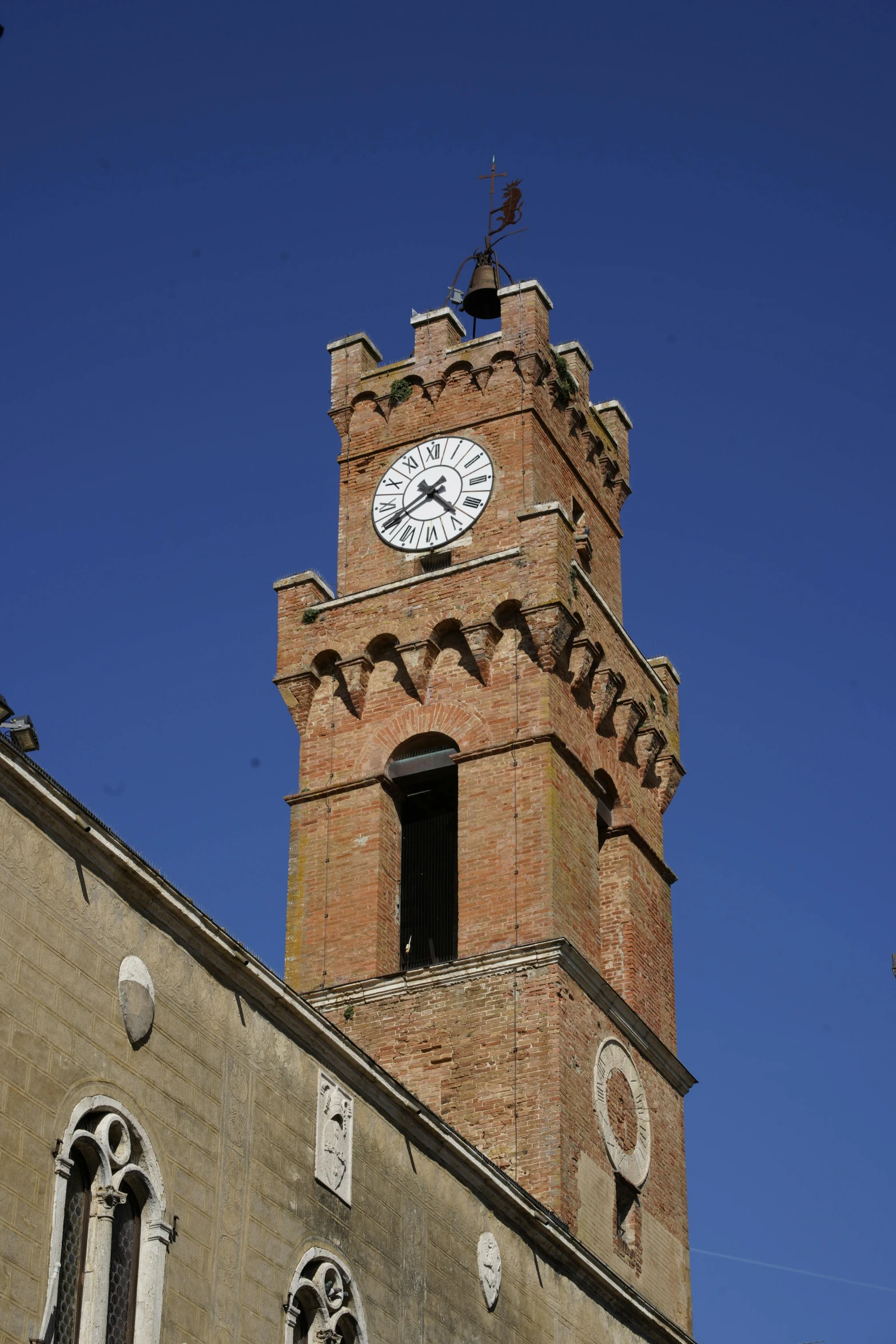 a large tower with a clock at the top of it