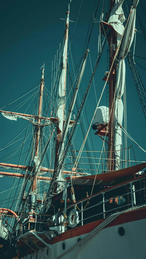 a large white ship on the water