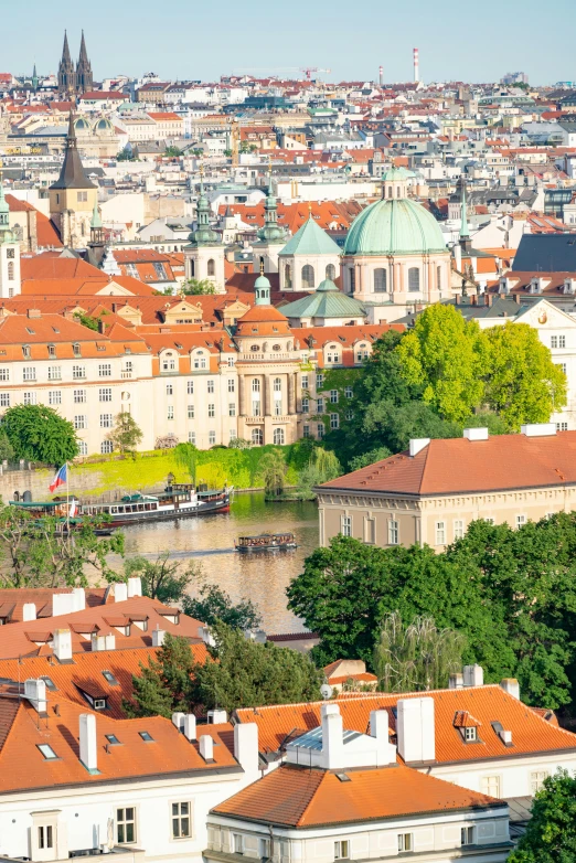 the skyline is covered in red tiled roofs