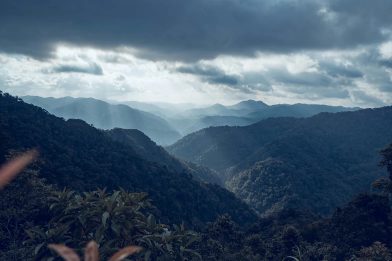 a picture of some mountains in the distance