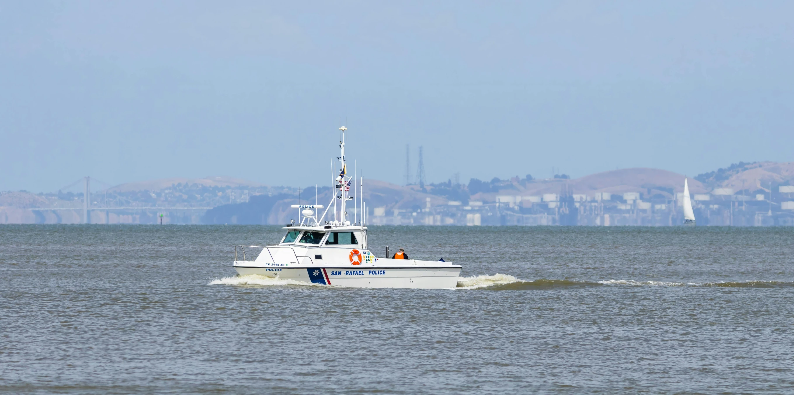 a boat that is floating in the water