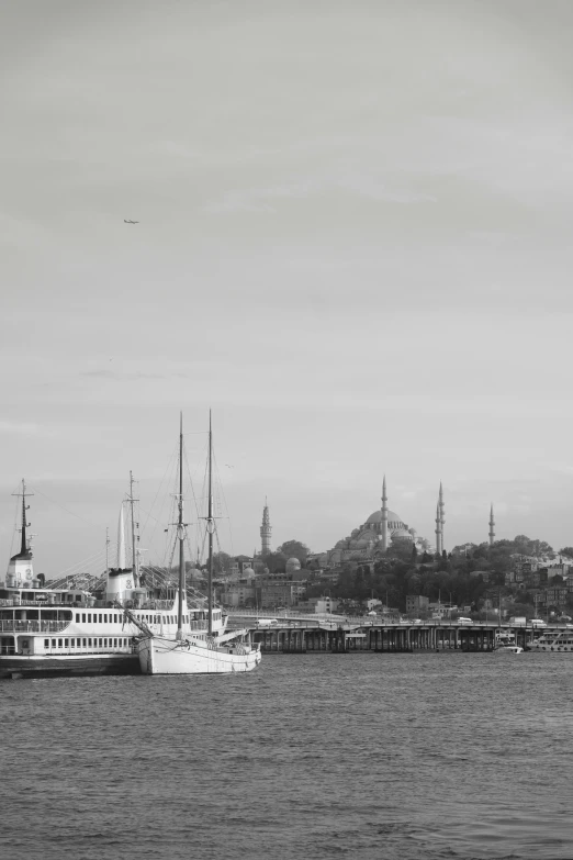 a large boat traveling across a body of water