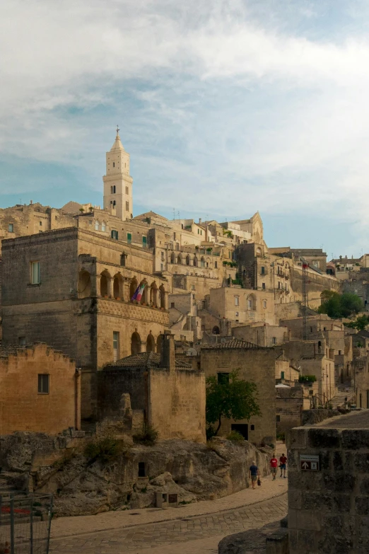 a view from a hilltop of an ancient city