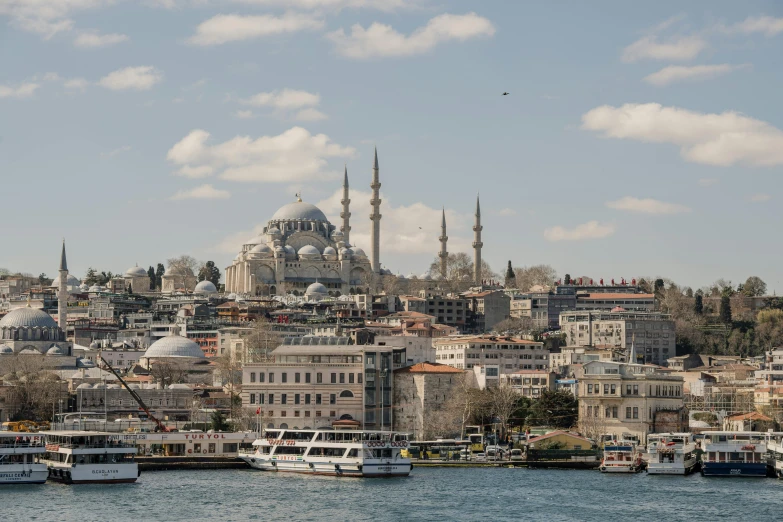 a picture of the city from the water