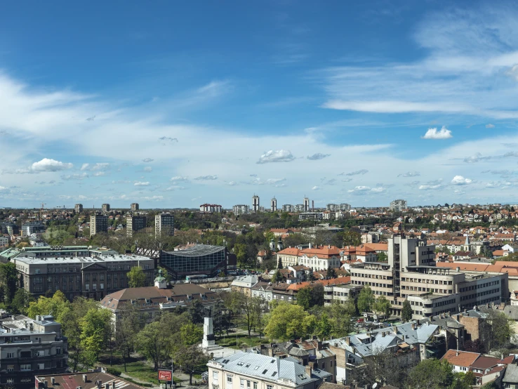 a panoramic s of the city from the top of the clock tower