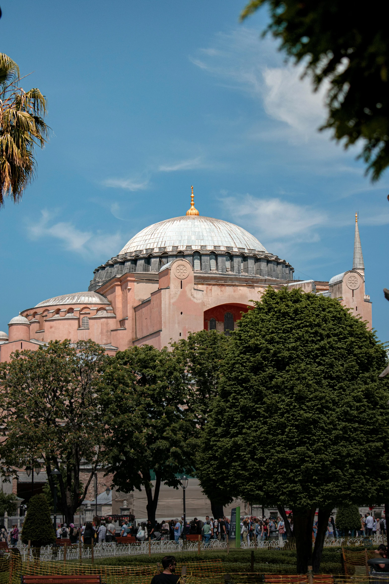 a large building with a dome sitting on top