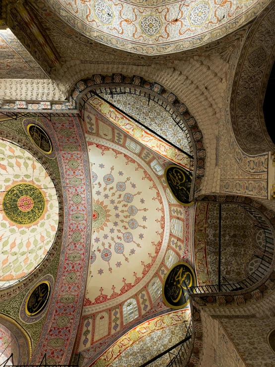 intricate pattern and ceiling of a historical building
