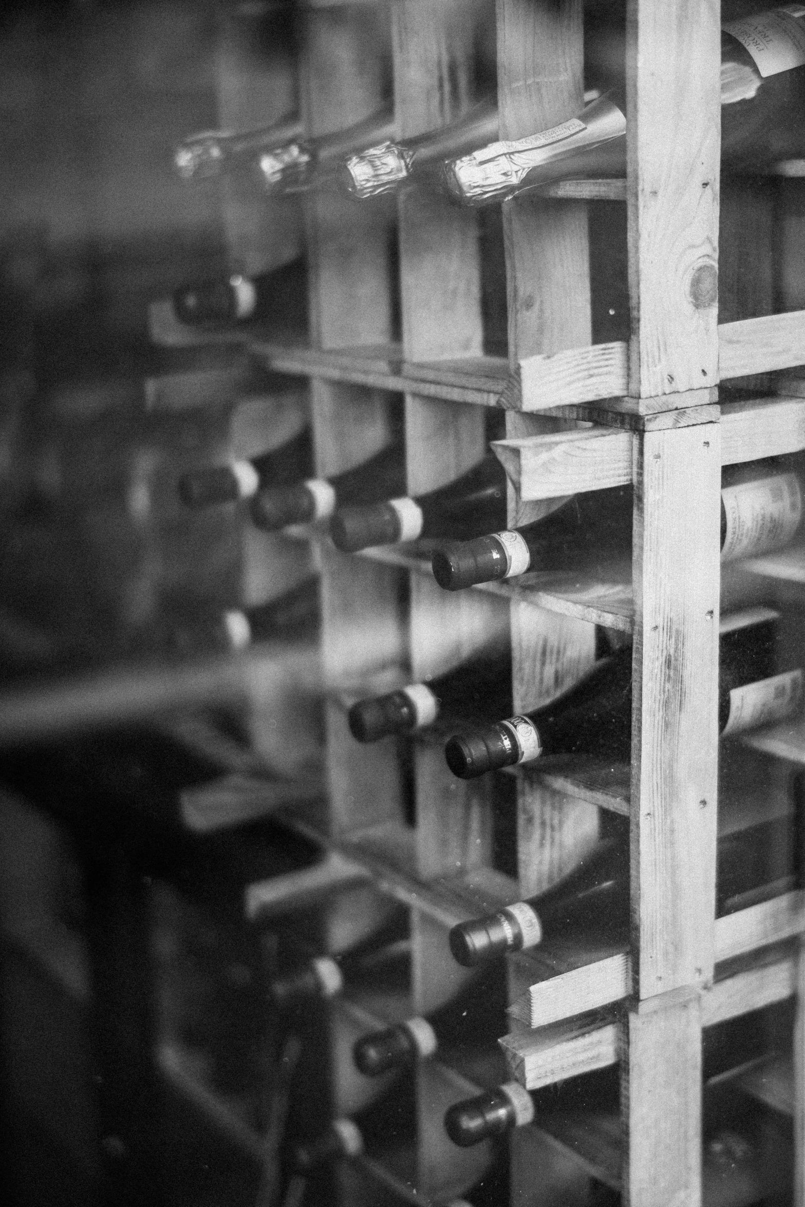 this is an image of wine racks