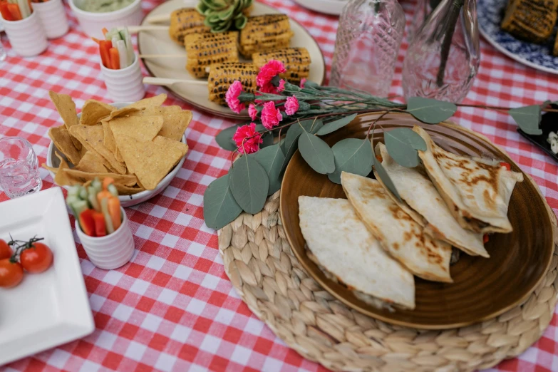 a close up of food on a plate on a table