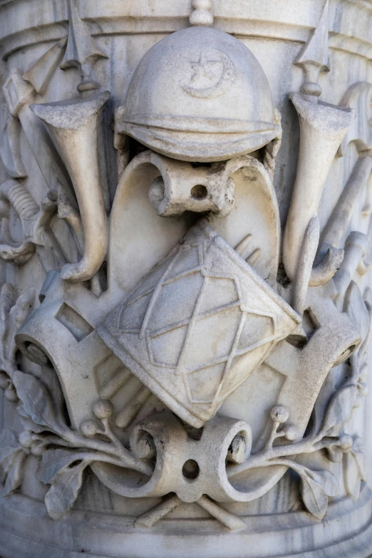 a close up po of an architectural decoration