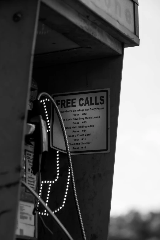 the lights on a telephone are lit up