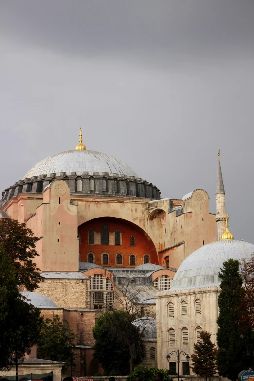 the view of the old buildings and dome structures