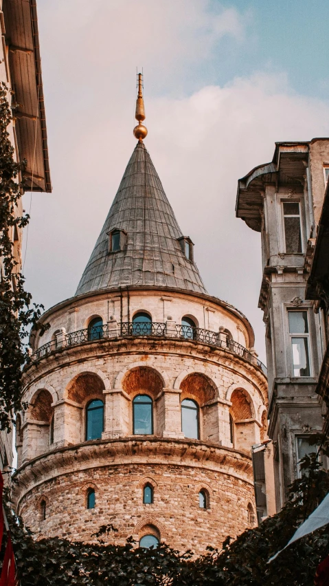 old buildings in the city with a very tall dome