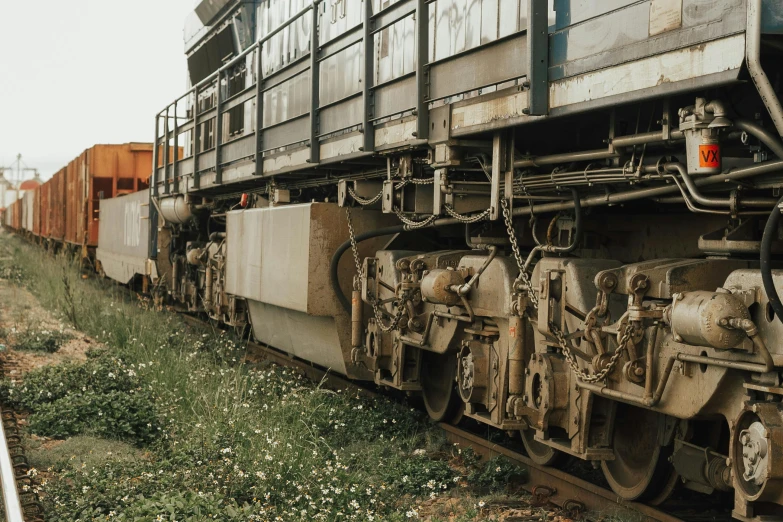 the rear end of a train that is stationary