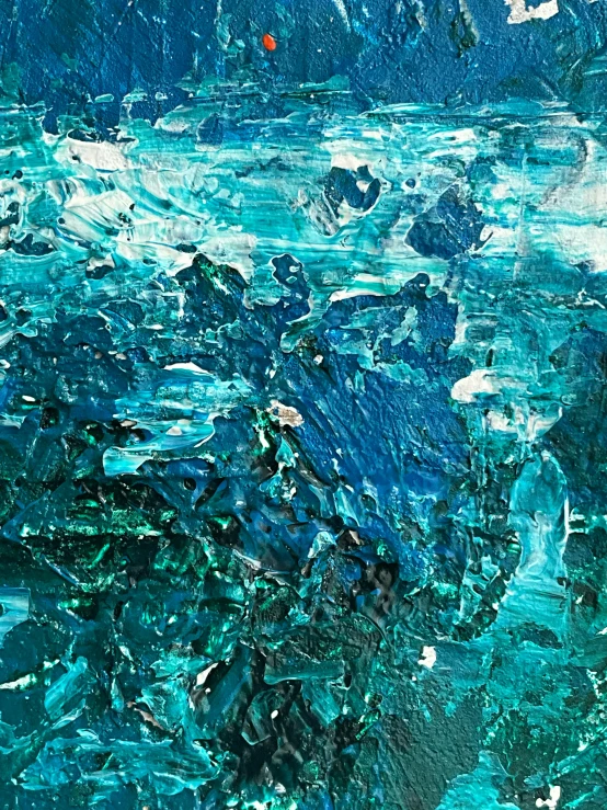 an image of a painting of blue colors