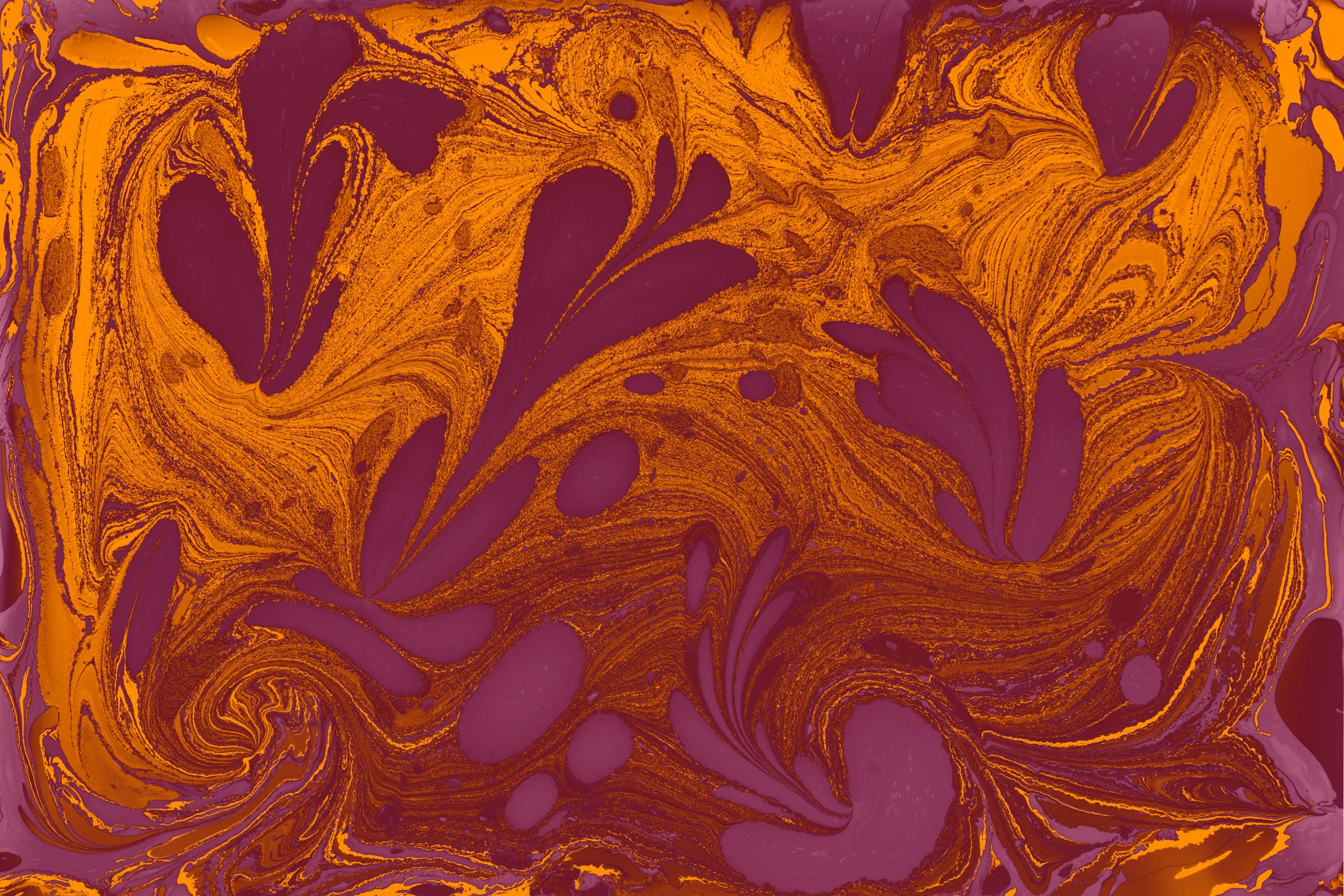 abstract image of orange and purple colors on a rectangular background