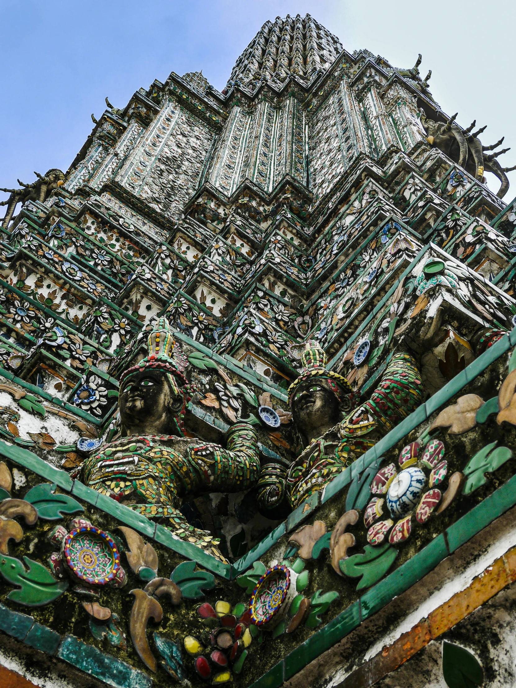 a close up view of a building in mexico