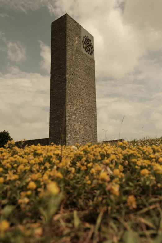 an obelisk with the words peace on it