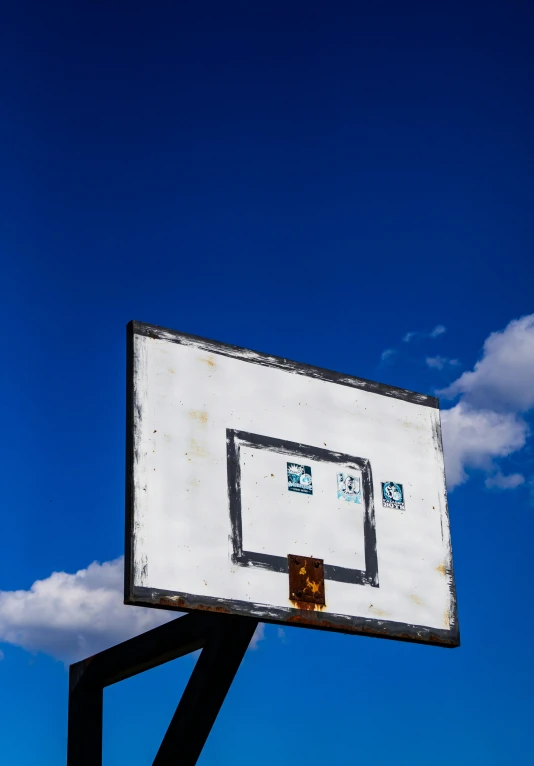 the backboard of a basketball hoop with the number 33