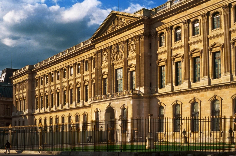 the buildings of london, england are yellow