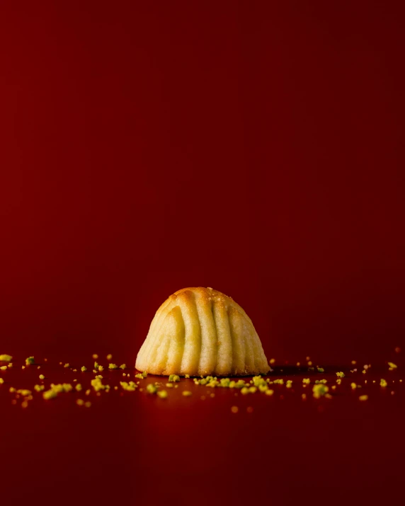 a baked product sits on top of a table