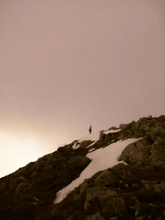 an image of a mountain top that looks very nice