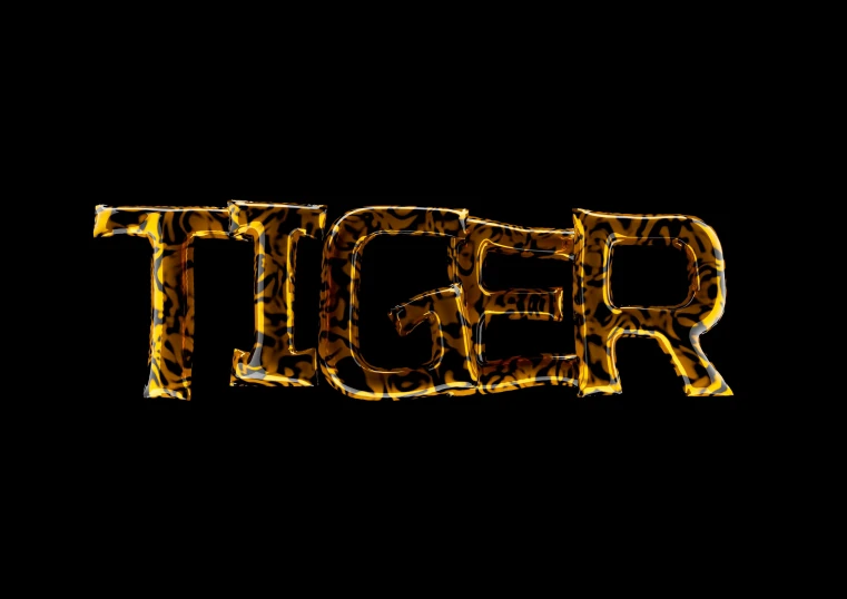 tiger skin type with the letters tigger written in it