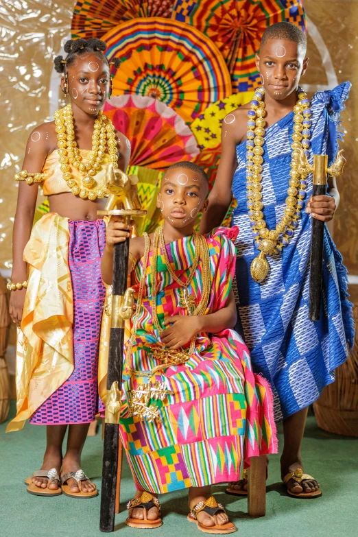 three black african women posing for a pograph