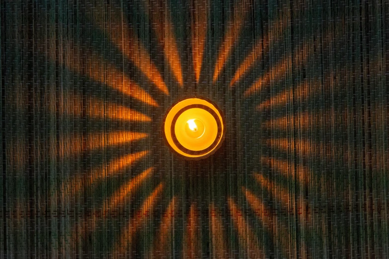 an image of a candle light in the middle of the night