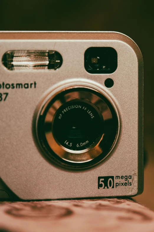 a close up of a digital camera with no image