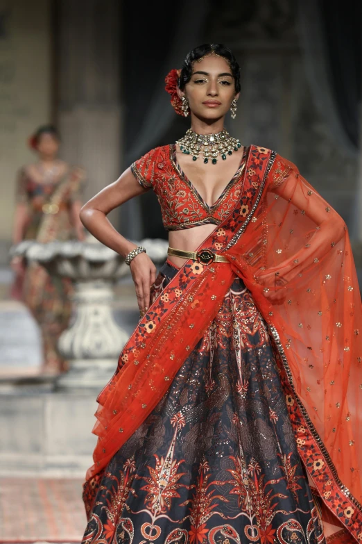 an indian fashion show featuring the latest creations