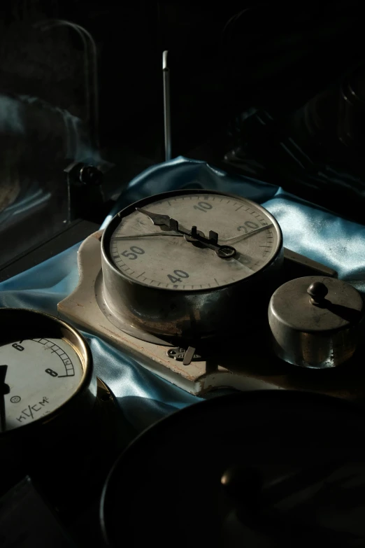 an image of a time setting on a table