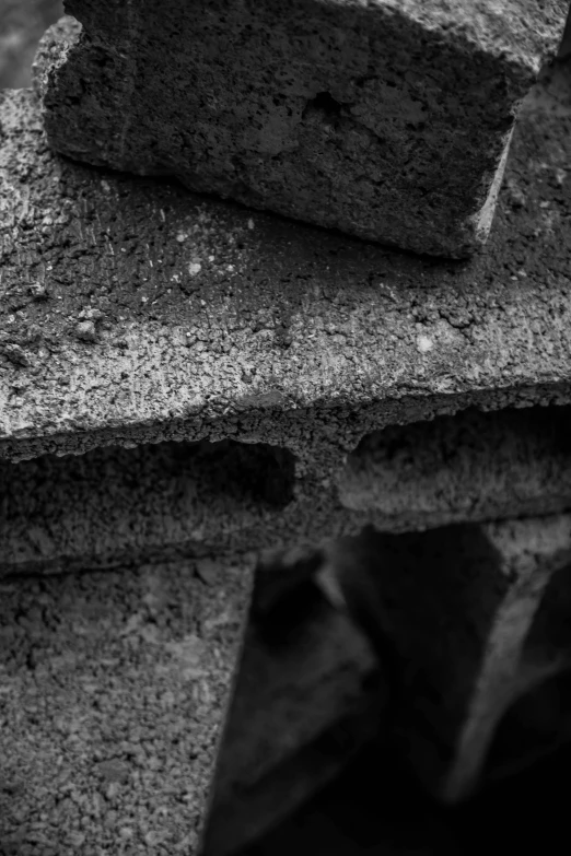 some kind of stone structure on a wall