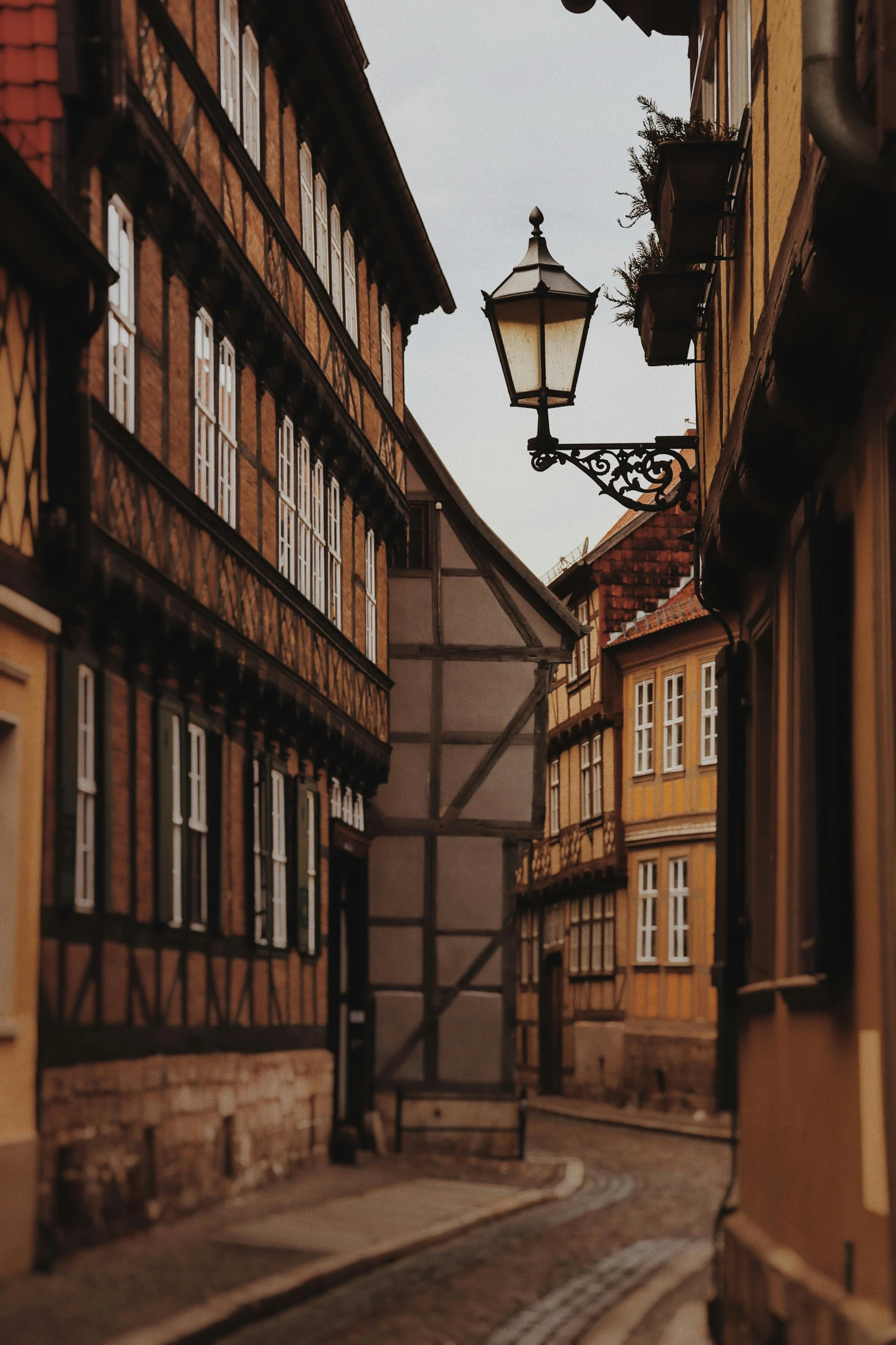 a street that has some houses on it