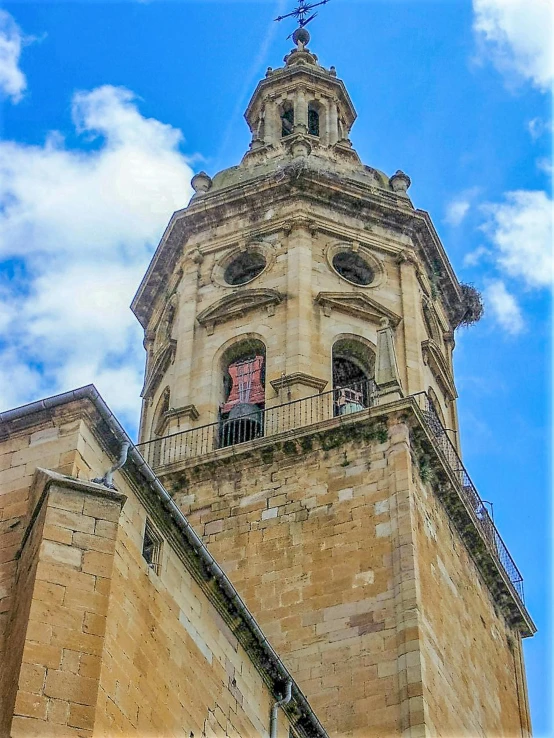 a tower that has a clock at the top