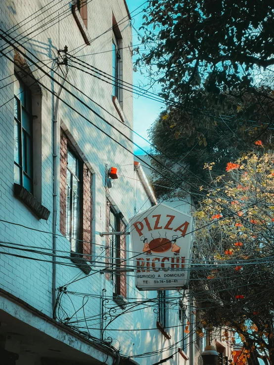 the exterior of a restaurant on an urban street